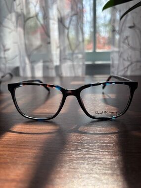 Ernest Hemingway Black & Tortoiseshell Eyeglass Frames Unisex